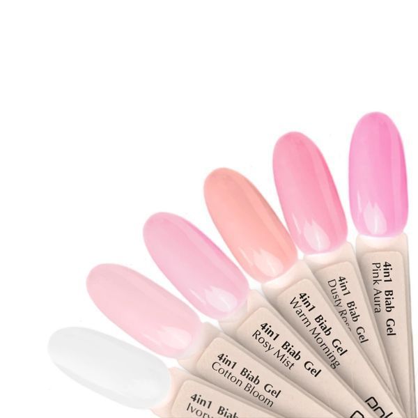 PNB UV/LED 4 in 1 BIAB GEL 04 Ivory Glow , 17ml 00000033573 фото