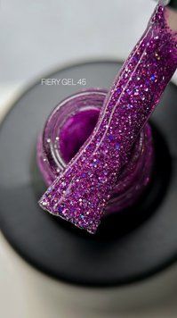 Saga Professional Світловідбивний гель лак Fiery gel №45 9 мл 00000025525 фото