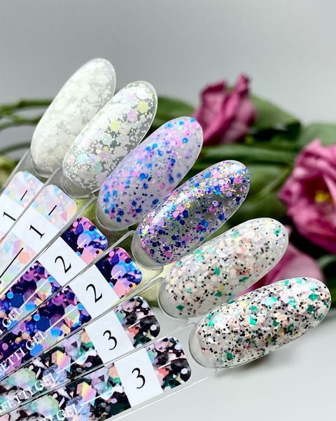 Crooz Гель для дизайну Confetti gel 2, 5г 00000026478 фото