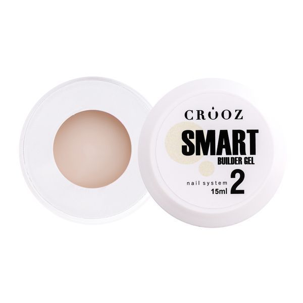 Crooz Гель для нарощування Smart Builder gel №02, 15 ml 00000036351 фото