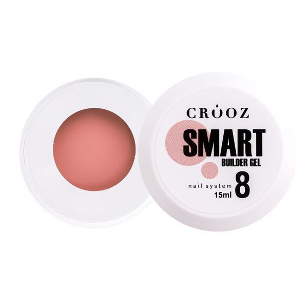 Crooz Гель для нарощування Smart Builder gel №08 15мл 00000036357 фото
