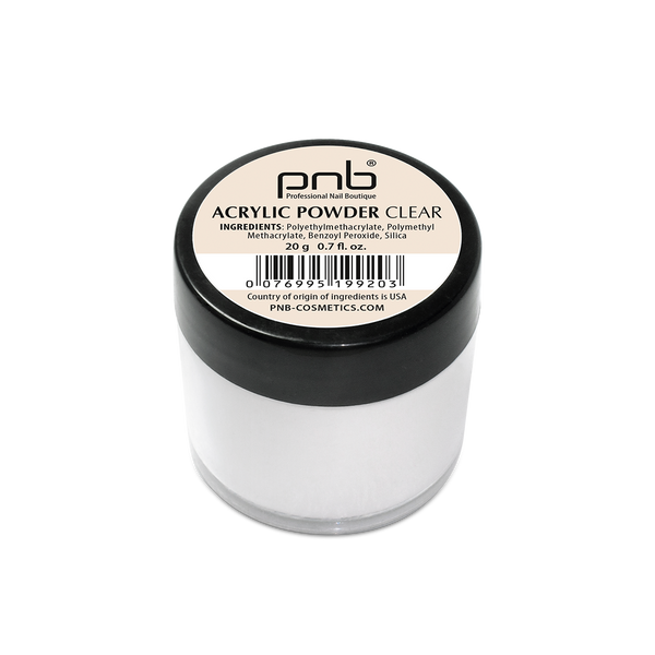PNB Акрилова пудра прозора Acrylic Powder Clear 20г 00000009595 фото