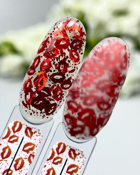 Сrooz Гель для дизайну Kiss gel red 5г 00000026178 фото