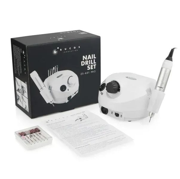 Фрезер для манікюру BUCOS ZS-601 PRO WHITE (45W/35000об) 00000022763 фото