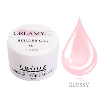 Crooz Гель для нарощування Creamy Builder gel 10, 30 мл 00000029636 фото
