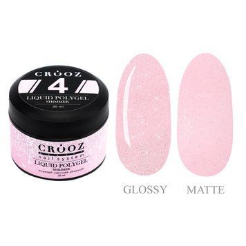 Crooz Рідкий полігель SHIMMER Liquid Polygel 4, 30 мл 00000029519 фото