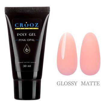 Crooz Полігель PolyGel 6 Pink Opal, 30 мл 00000024172 фото