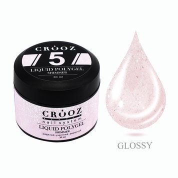 Crooz Рідкий полігель SHIMMER Liquid Polygel 5, 30 мл 00000029520 фото