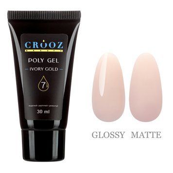 Crooz Полігель PolyGel 7 Ivory Gold, 30 мл 00000024173 фото