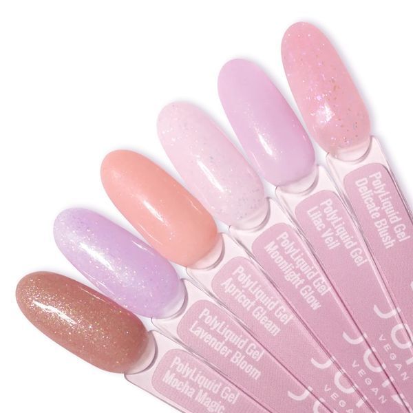 JOIA Vegan Рідкий гель для моделювання PolyLiquid gel Delicate Blush 8 мл 00000029034 фото
