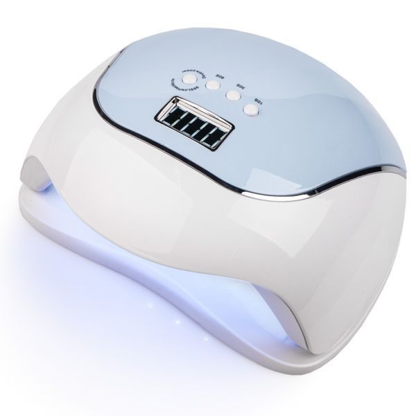 Лампа для манікюру гібридна з ручкою LED + UV SUN BQ-V5 120 W (Macaroon Blue) 00000017668 фото