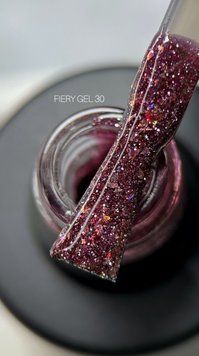 Saga Professional Світловідбивний гель лак Fiery gel №30 9 мл 00000024422 фото