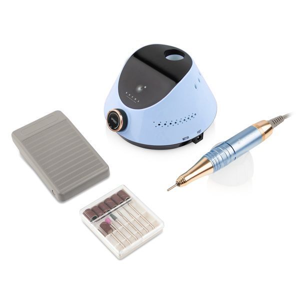 Фрезер для манікюру BUCOS Nail Drill X2 PRO BLUE OCEAN (65W/40000об) 00000024908 фото