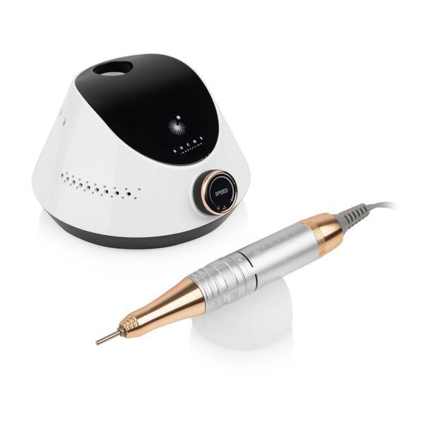 Фрезер для манікюру BUCOS Nail Drill X2 PRO WHITE PEARL (65W/35000 об.)+ український посібник 00000030060 фото