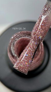 Saga Professional Світловідбивний гель лак Fiery gel №34 9 мл 00000024426 фото